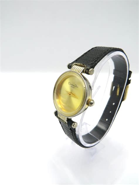 christian dior watch women|christian dior leather strap watch.